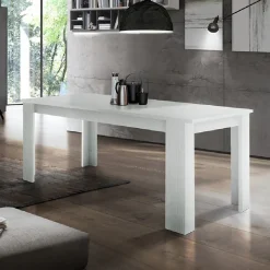 Tavolo da pranzo allungabile 160-210cm bianco frassinato Zenzero