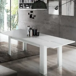 Tavolo da pranzo allungabile 160-210cm bianco frassinato Zenzero