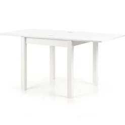 Tavolo da pranzo allungabile moderno 80/160cm bianco frassinato Akainu