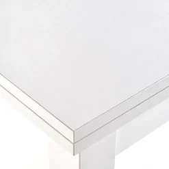 Tavolo da pranzo allungabile moderno 80/160cm bianco frassinato Akainu