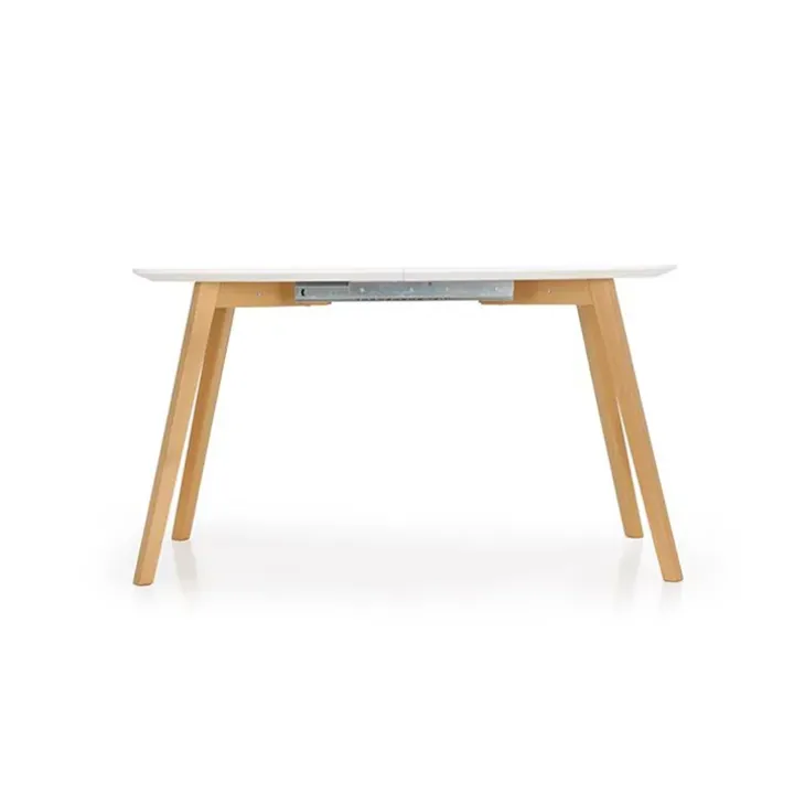 Tavolo da pranzo allungabile 160/200cm bianco opaco rovere Giove Gihome®