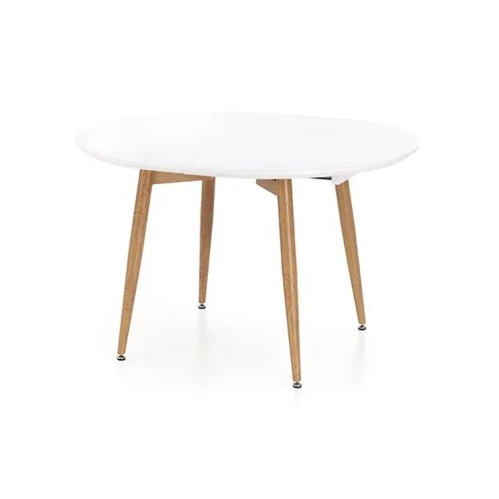 Tavolo da pranzo allungabile 160/200cm bianco opaco rovere Giove Gihome®