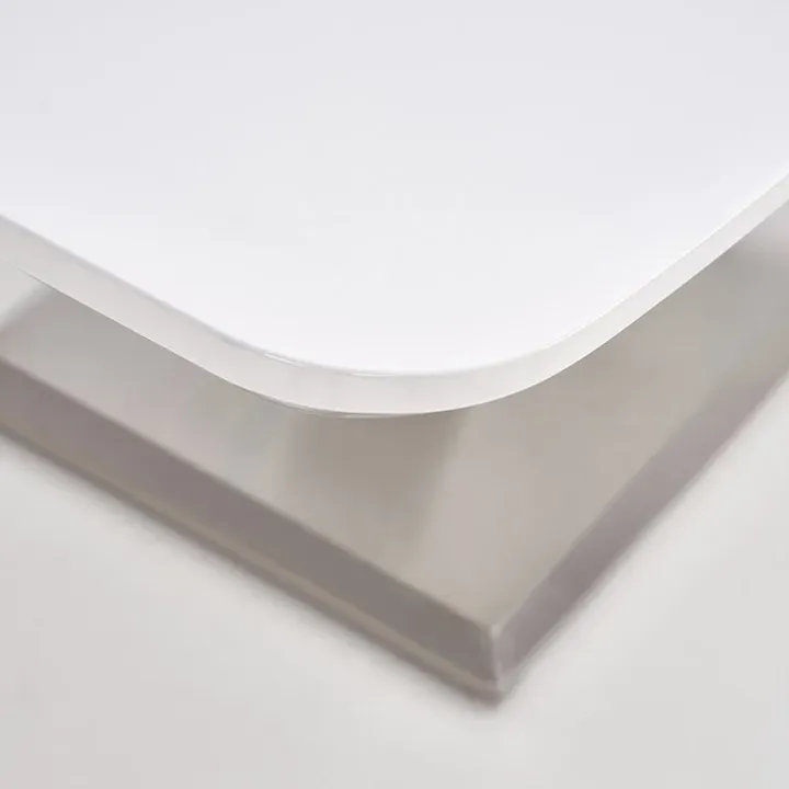 Tavolo da pranzo allungabile 160/220cm bianco lucido Gerbera Gihome®