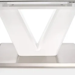 Tavolo da pranzo allungabile 160/220cm bianco lucido Gerbera Gihome®