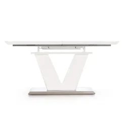 Tavolo da pranzo allungabile 160/220cm bianco lucido Gerbera Gihome®