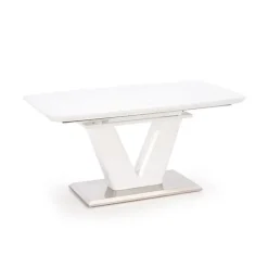 Tavolo da pranzo allungabile 160/220cm bianco lucido Gerbera Gihome®
