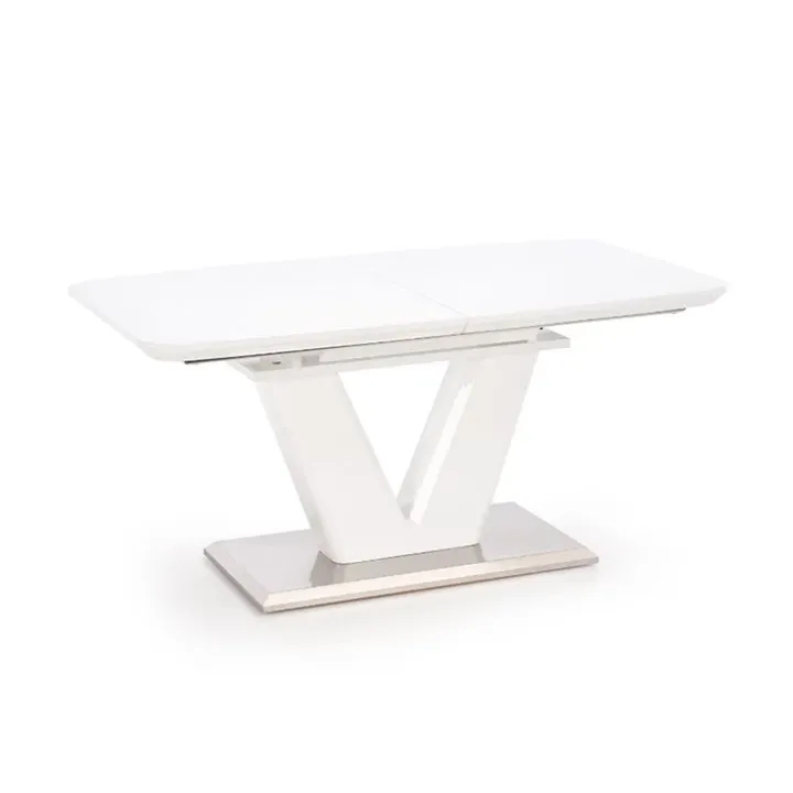 Tavolo da pranzo allungabile 160/220cm bianco lucido Gerbera Gihome®