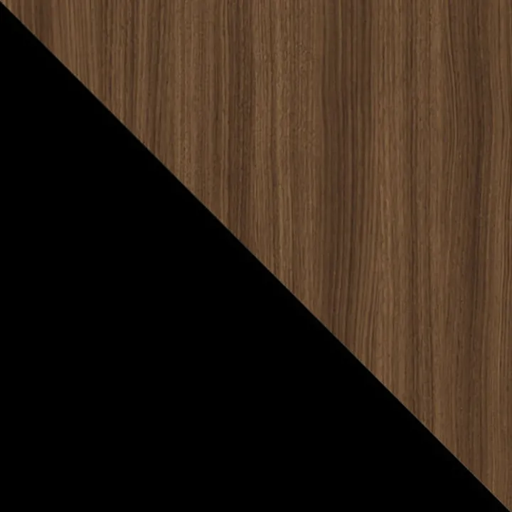 Tavolo da pranzo allungabile 100/138x100 cm rotondo industrial noce metallo nero Cortex