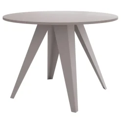 Tavolo da pranzo allungabile 100/138x100 cm rotondo industrial cashmere metallo cashmere Cortex