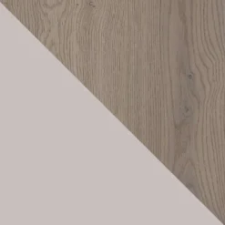Tavolo da pranzo allungabile 100/138x100 cm rotondo industrial rovere scuro metallo cashmere Cortex