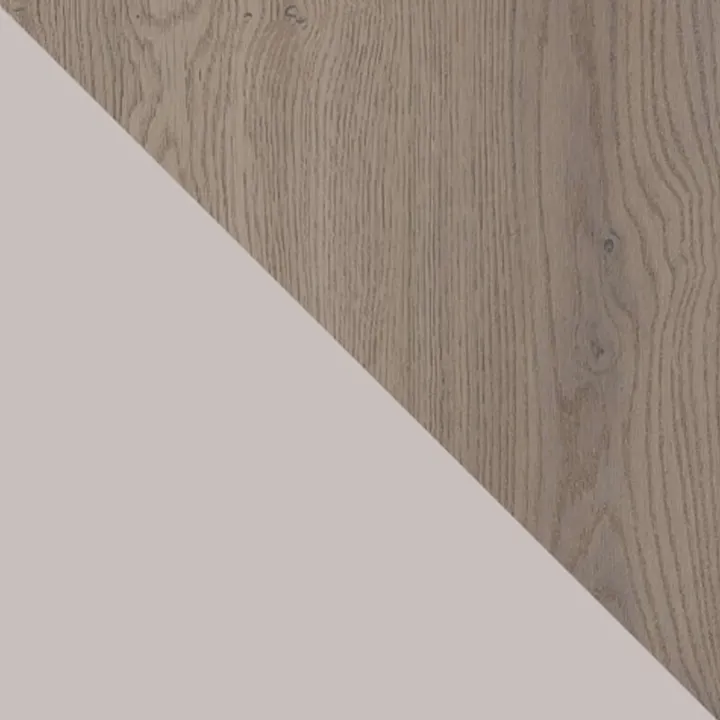 Tavolo da pranzo allungabile 100/138x100 cm rotondo industrial rovere scuro metallo cashmere Cortex