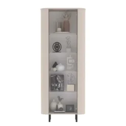 Vetrinetta 80x200h cm 1 anta beige cashmere Lucrezia