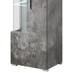 Vetrinetta 45x160h cm 1 anta destra ossido Frisk